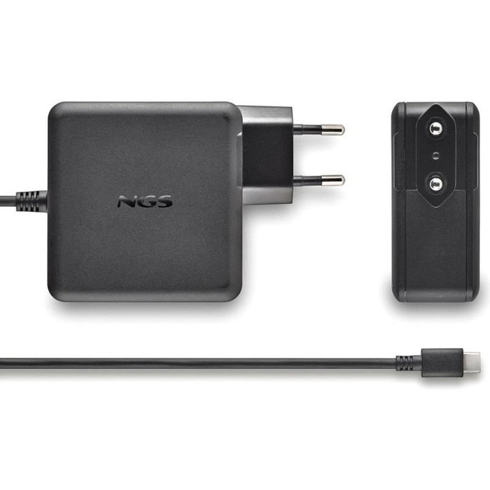 NGS GAN100W-C Cargador de Pared GaN USB-C 100W Negro